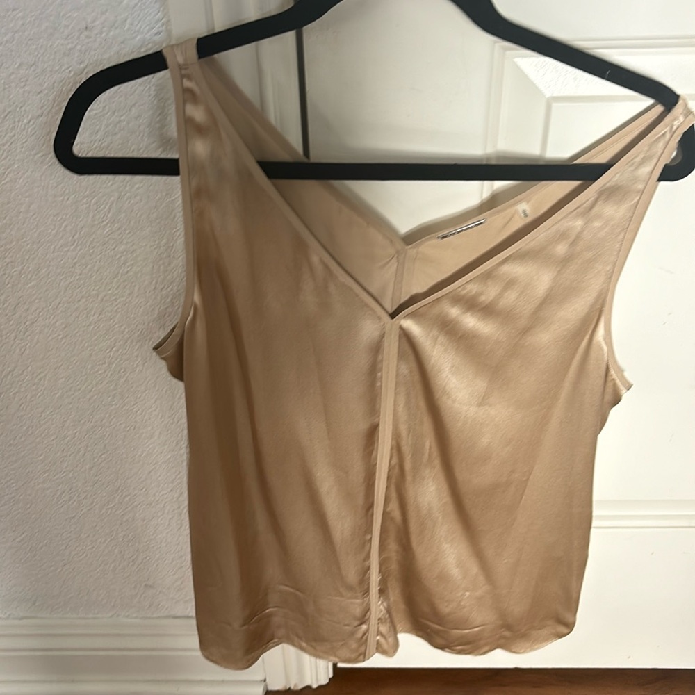 Elie Tahari Beige Satin Camisole